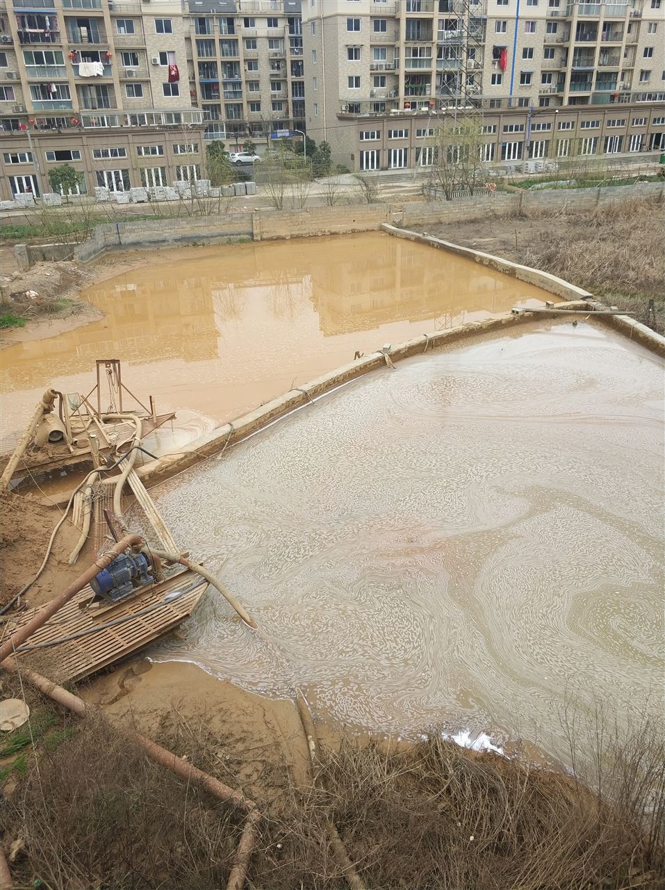 汉源沉淀池淤泥清理-厂区废水池淤泥清淤
